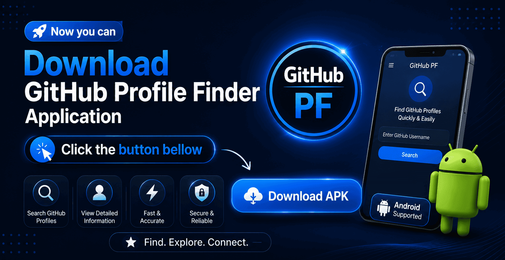 GitHub Finder Android App